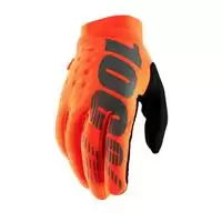 winter gloves brisker orange/black size s orange