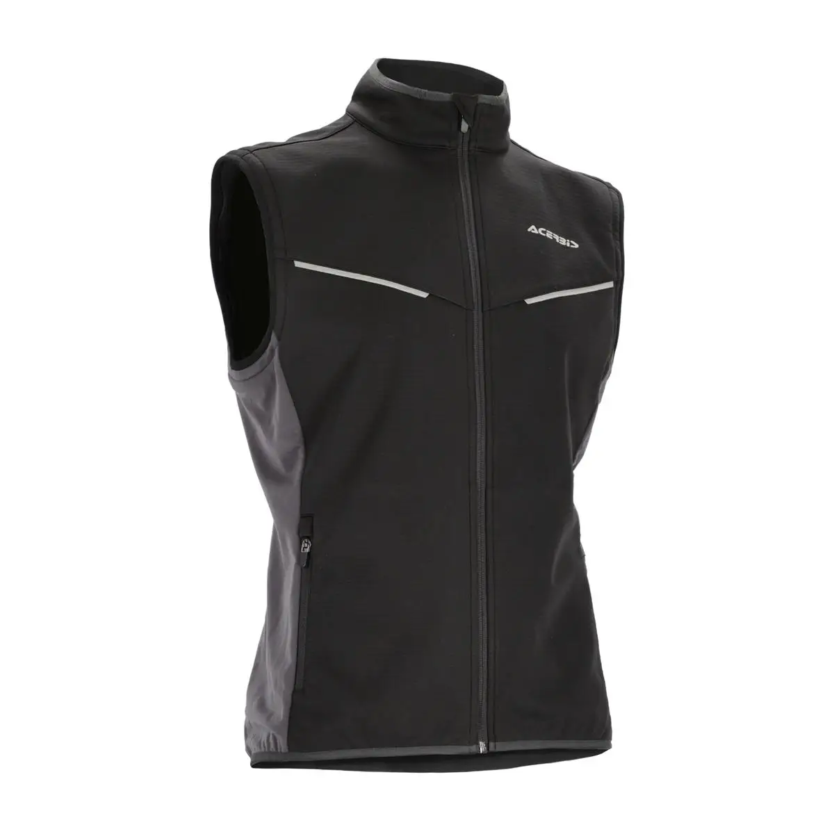 Giacca softshell Track idrorepellente con maniche removibili nero Taglia S #5