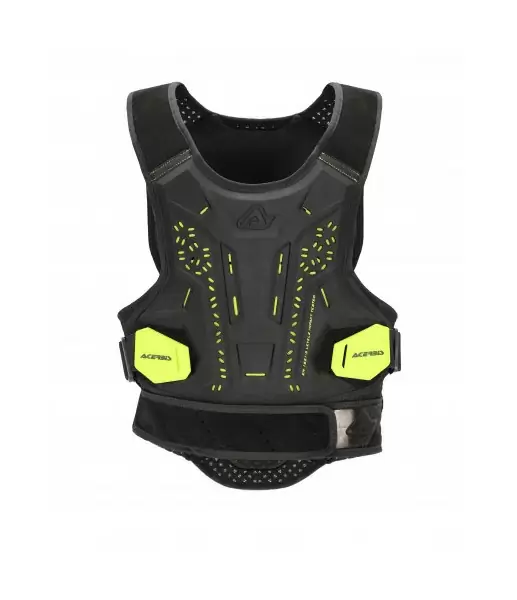 Chest/Back Protector DNA Black/Yellow Size S/M #1