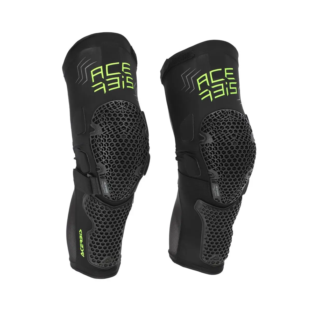 MTB Knieschoner Korry Schwarz/Gelb Größe S/M #1