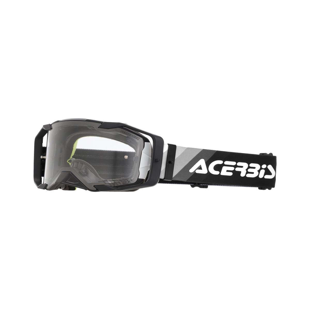 Maschera MTB Vortex Nero Lente Trasparente