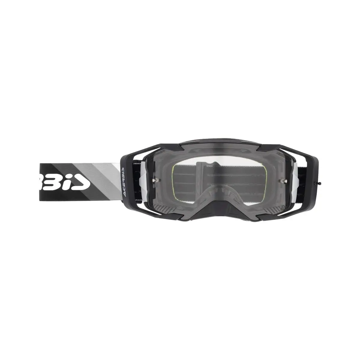 Maschera MTB Vortex Nero Lente Trasparente #1