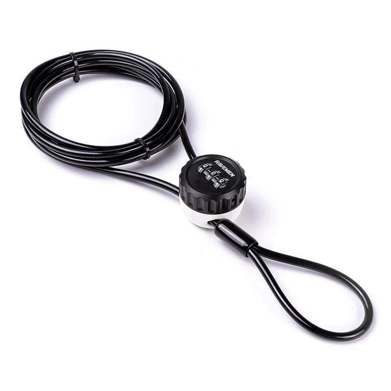Lucchetto A Spirale con Combinazione BL12 Nero 2000mm