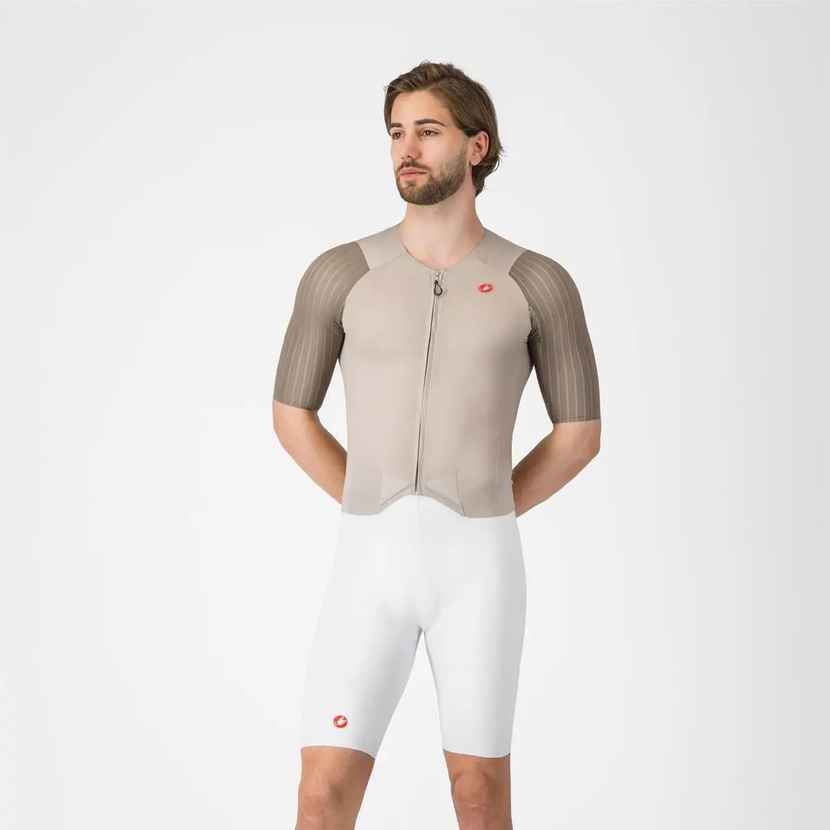 Body Starda Sanremo S Speed Anzug Lehm/Weiß Größe XS - image