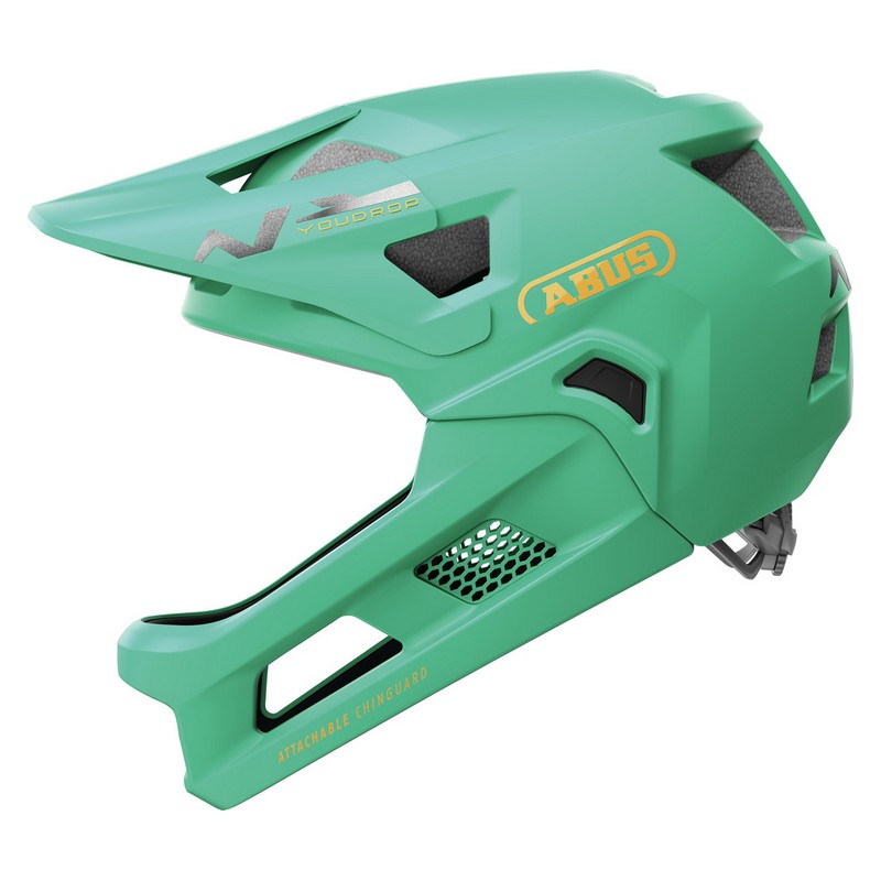 Capacete completo de bebê com tamanhos de tamanho verde de Sage Removable Youdrop Sage (48-55cm)