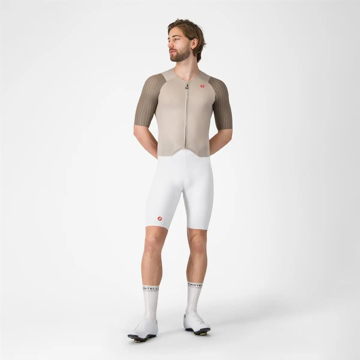 Body Starda Sanremo S Speed Anzug Lehm/Weiß Größe XS #6