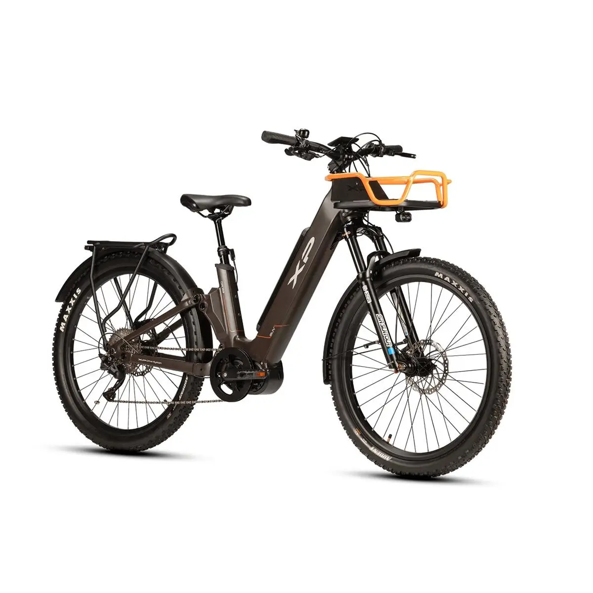 VTT 27.5'' 10v 865Wh Moteur Central Marron Taille Unique #1