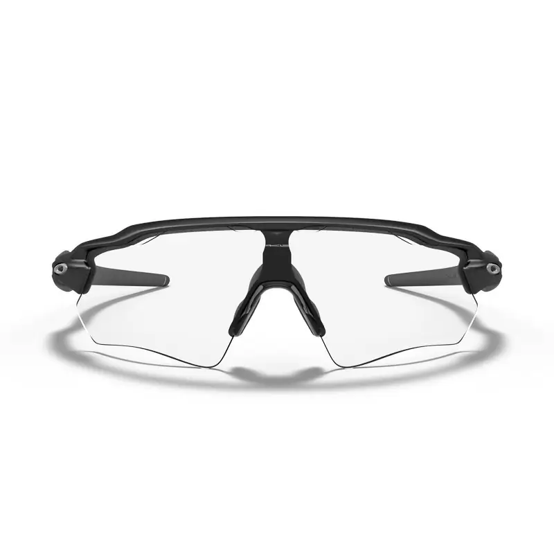 EV Path Steel Radar Glasses Clear To Black Iridium Photochromic Lens #1