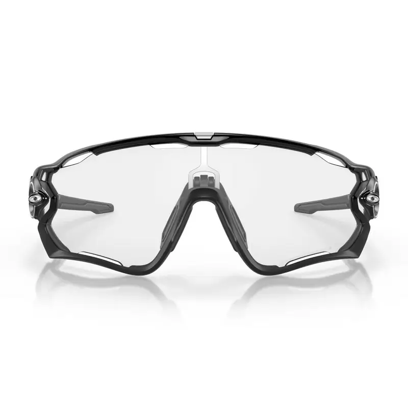Jawbreaker Óculos preto polido claro a preto Iridium Lente fotocromática fotocromática #1