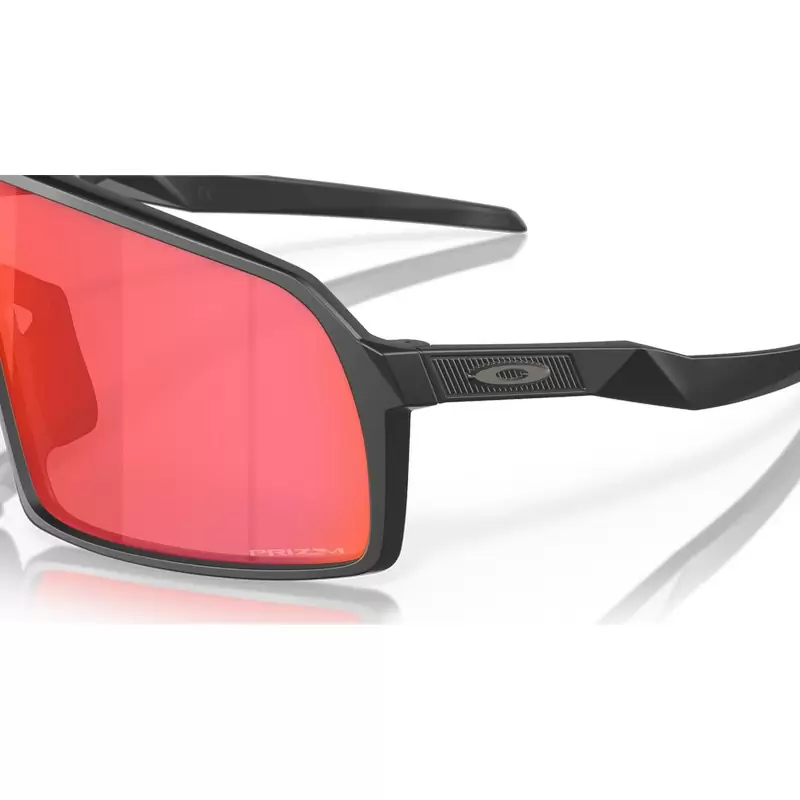 Sutro S Matte Black Glasses Prizm Trail Torch Black/Red Lens #3