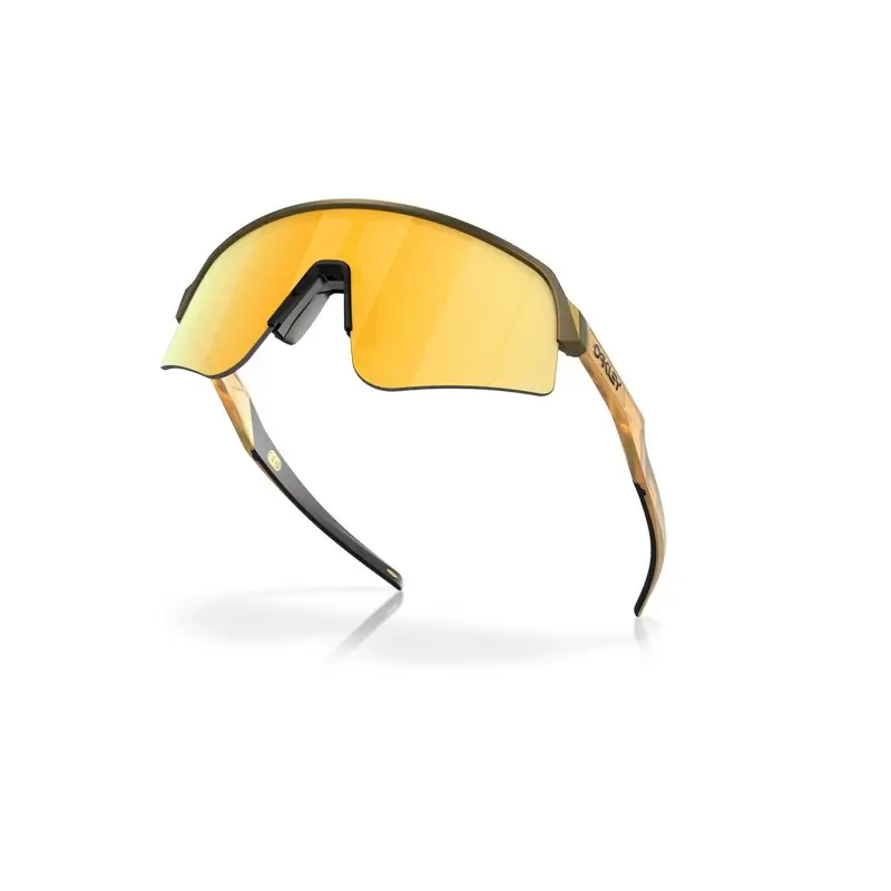Óculos de imposto de latão Sutro Lite Sweep Prizm lente dourada 24K #2