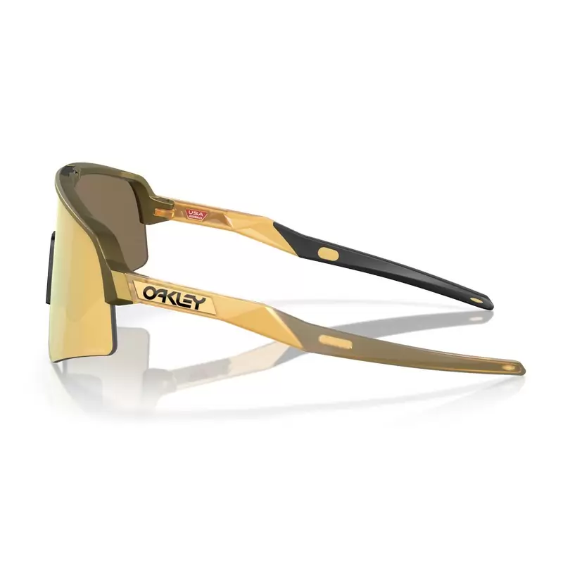 Óculos de imposto de latão Sutro Lite Sweep Prizm lente dourada 24K #7