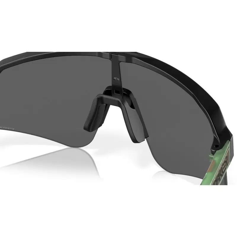 Sutro Lite Sweep Matte Black Glasses Prizm Black Lens Black/Transparent Green #4