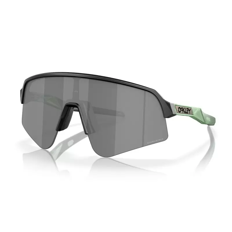 Sutro Lite Sweep Matte Black Glasses Prizm Black Lens Black/Transparent Green - image