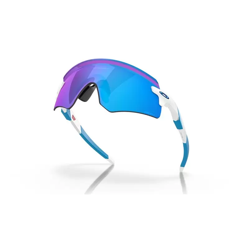Codificador Óculos Branco Polido Prizm Lente Azul/Branca Safira #2