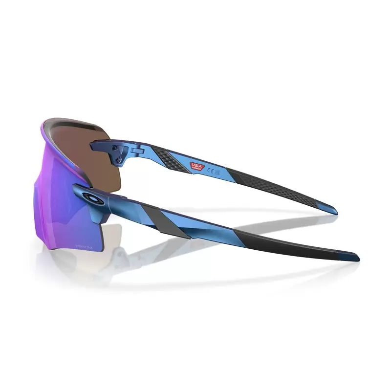 Encoder Glasses Matte Cyan/Blue Colorshift Prizm Sapphire Blue Lens #7