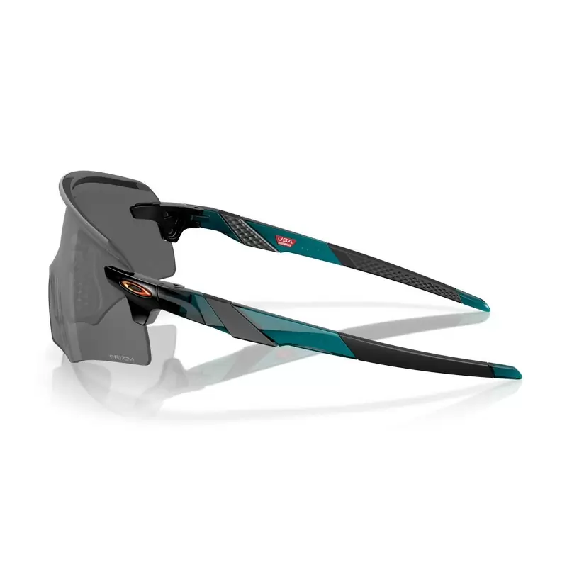 Óculos Encoder Polido Preto Prizm Lente Preta Preto/Verde #7