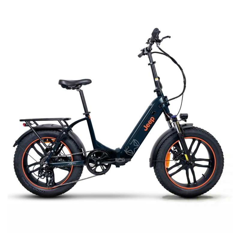Bici Elettrica Fat Pieghevole Starlight 20'' 7v Bafang 648Wh Nero Taglia Unica