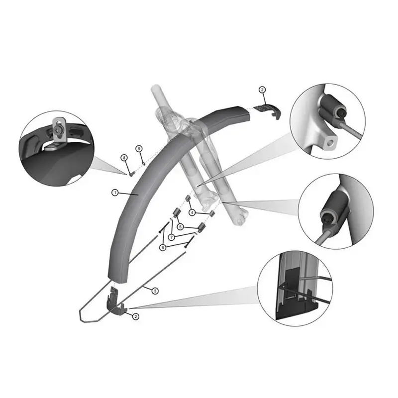 Kit parafango Anteriore CX PX 27,5