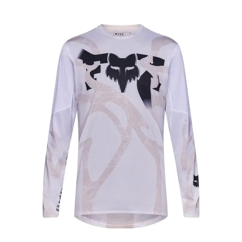 MTB Long Sleeve Jersey Flexari LS Jersey Diffuse Special Edition White Size L - image