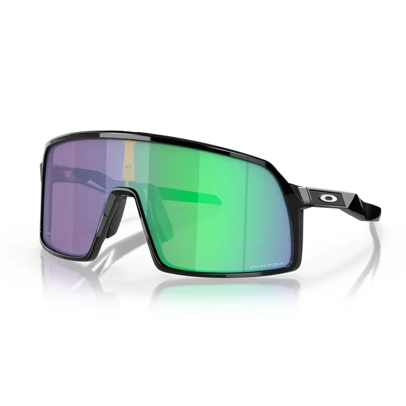 Sutro S Polished Black Glasses Prizm Road Jade Black/Green Lens - image