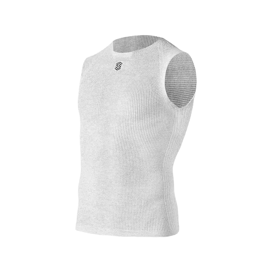 PRIMO Thermo Dry Pro ärmelloses Trikot, Perlgrau, Größe M/L