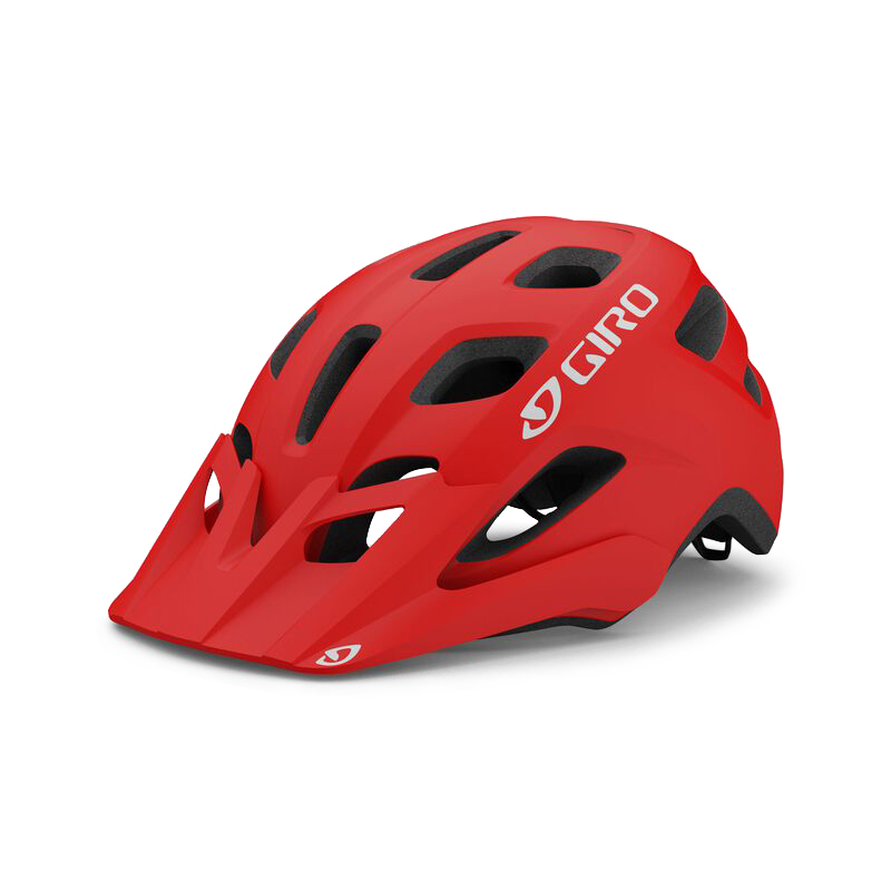 Fixação para capacete com acabamento fosco vermelho tamanho único (54/61 cm)