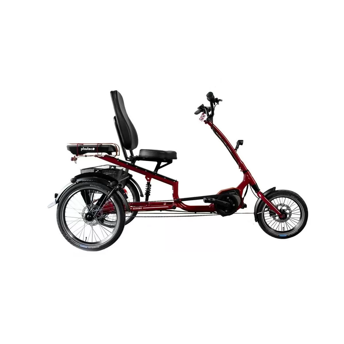 Scoobo Electric Tricycle KS 16/20'' 7v 500Wh Bosch Active Line PLUS Gray One Size - image