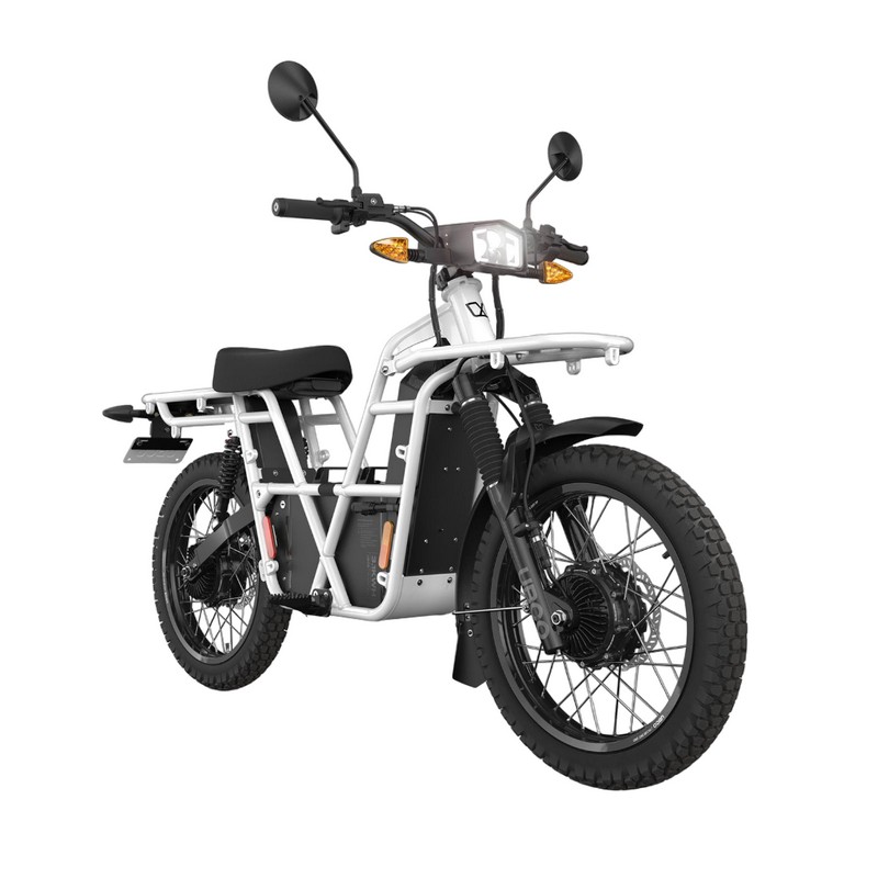 Elektrisches Motorrad 2x2 Adventure Bike zugelassenes Weiß