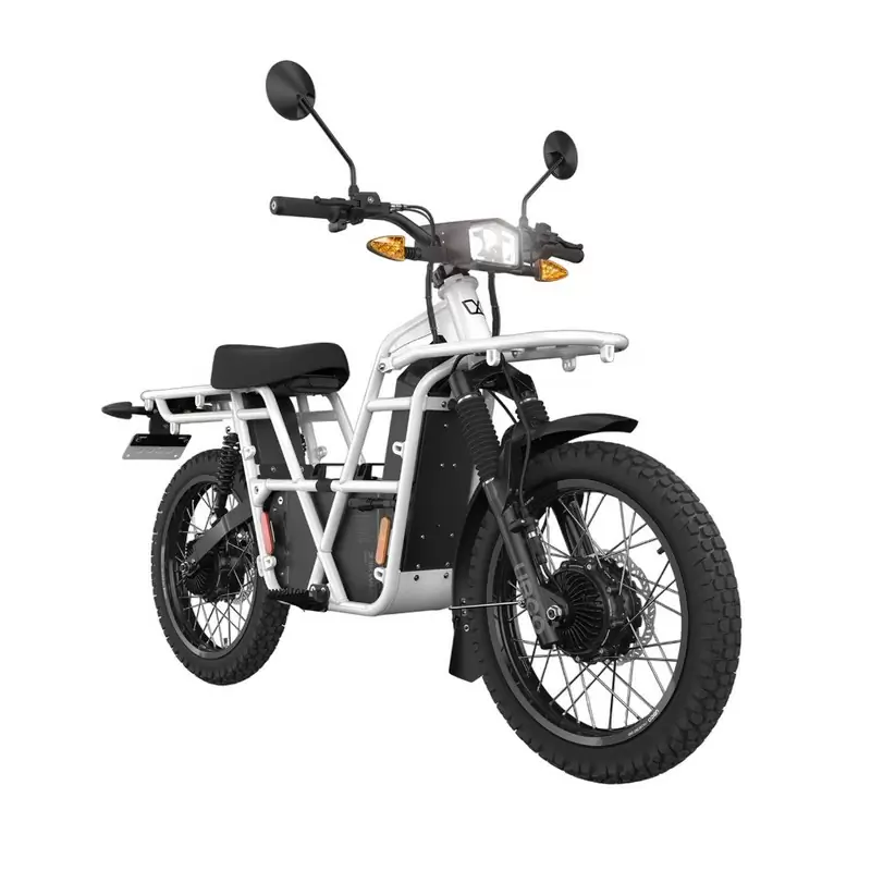 Elektrisches Motorrad 2x2 Adventure Bike zugelassenes Weiß - image