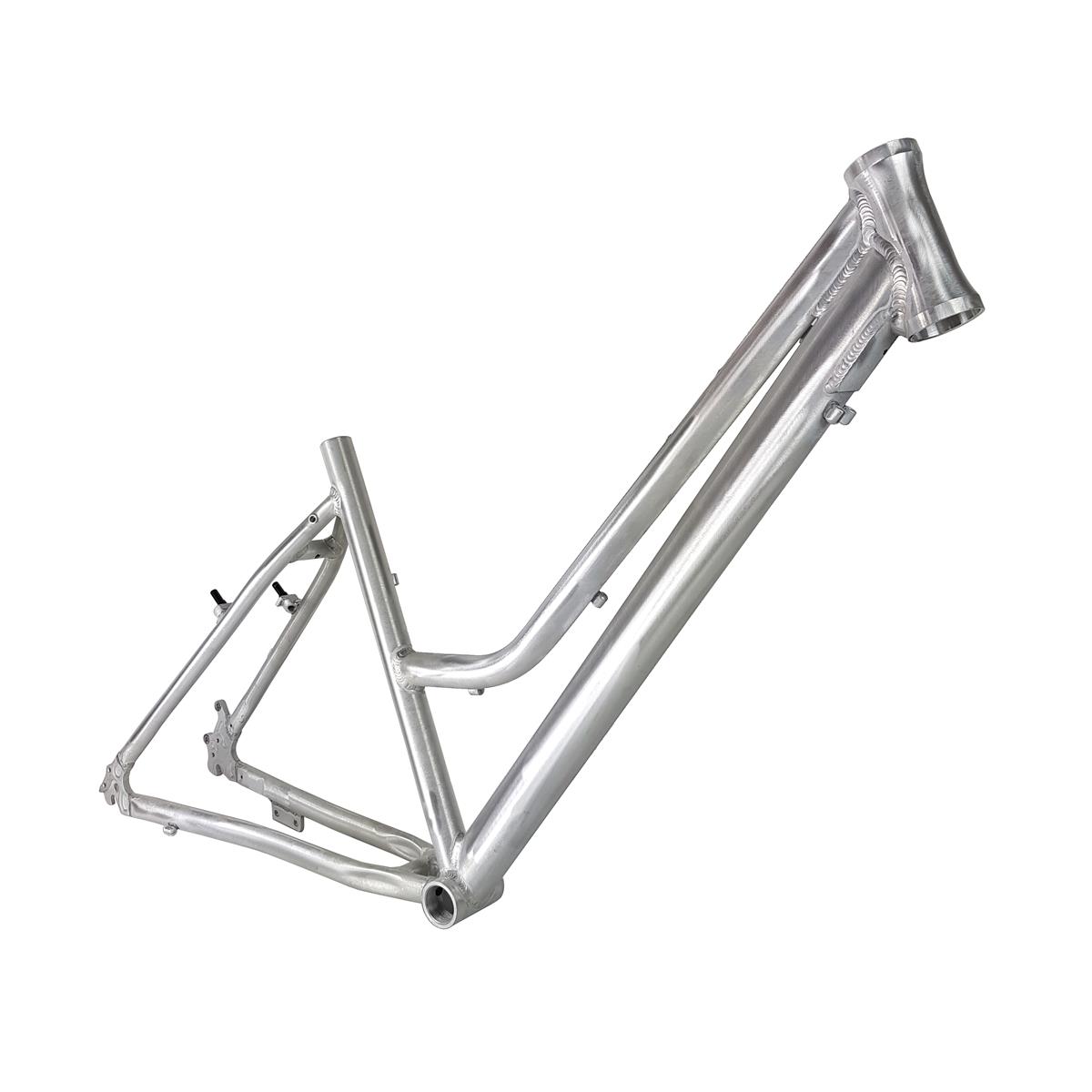 28'' Damen Trekking Rahmen Raw Alluminium Für Disc Brake (IS)/V-Brake