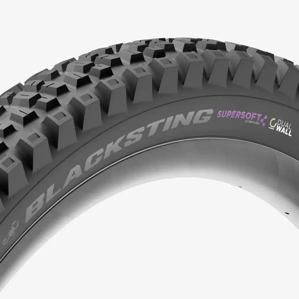 Copertone MTB Scorpion BLACKSTING DualWALL SuperSoft 120x2 TPI Silver 29x2.40'' - image