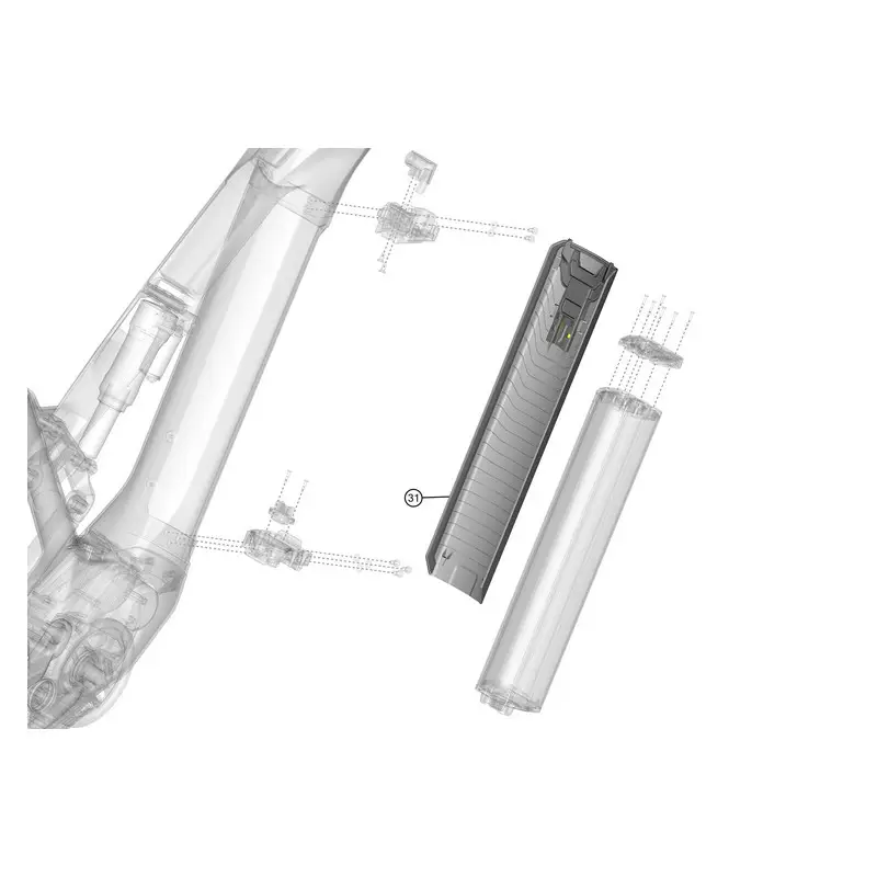 Battery cover for AllMtn CF 11 with Plion E1.12 engine #1
