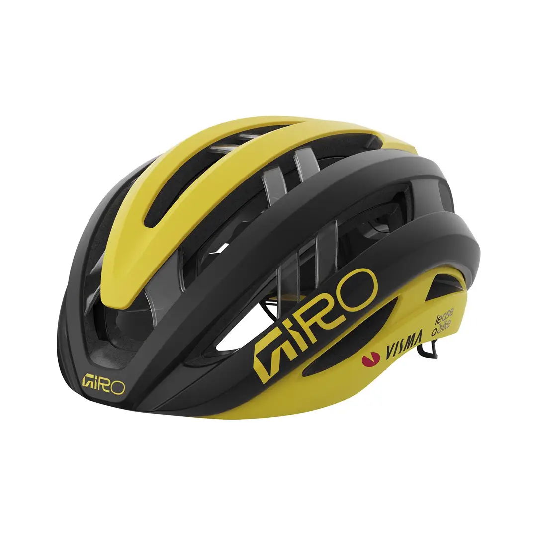 Aries Spherical Mips Team Visma Limited Edition Helmet Yellow/Black Size M (55-59cm) - image