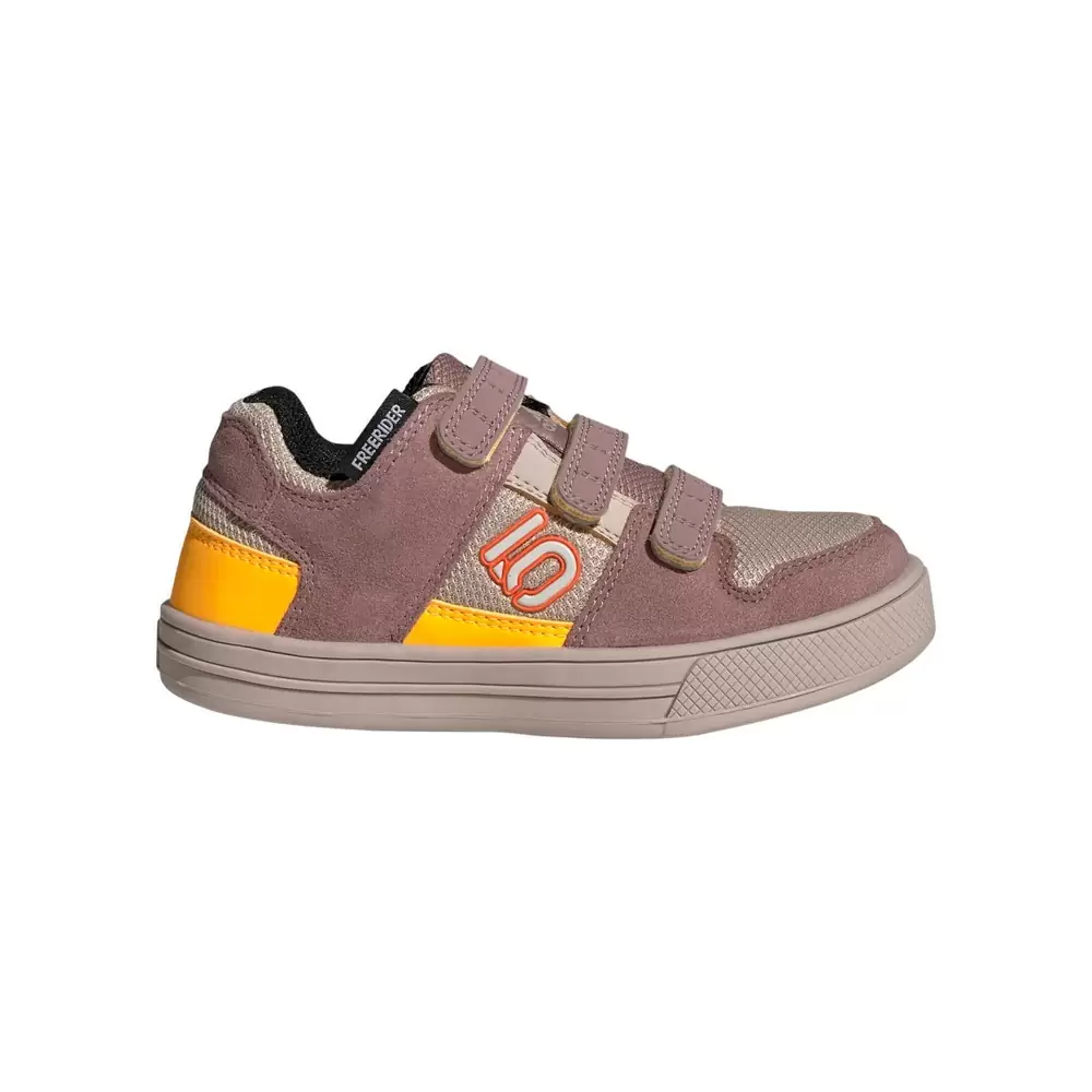 Freerider Kids VCS Flat MTB Shoes Pink/Grey Size 28 - image