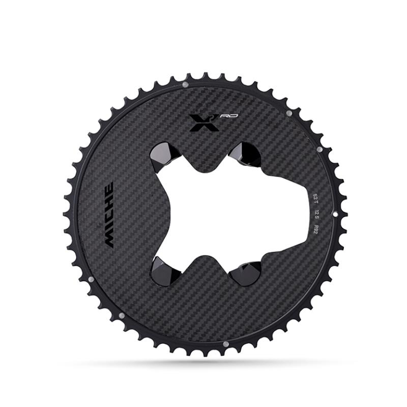 Corona Esterna X2 Compatibile Misuratore di Potenza Magene 52D Per Shimano 12v