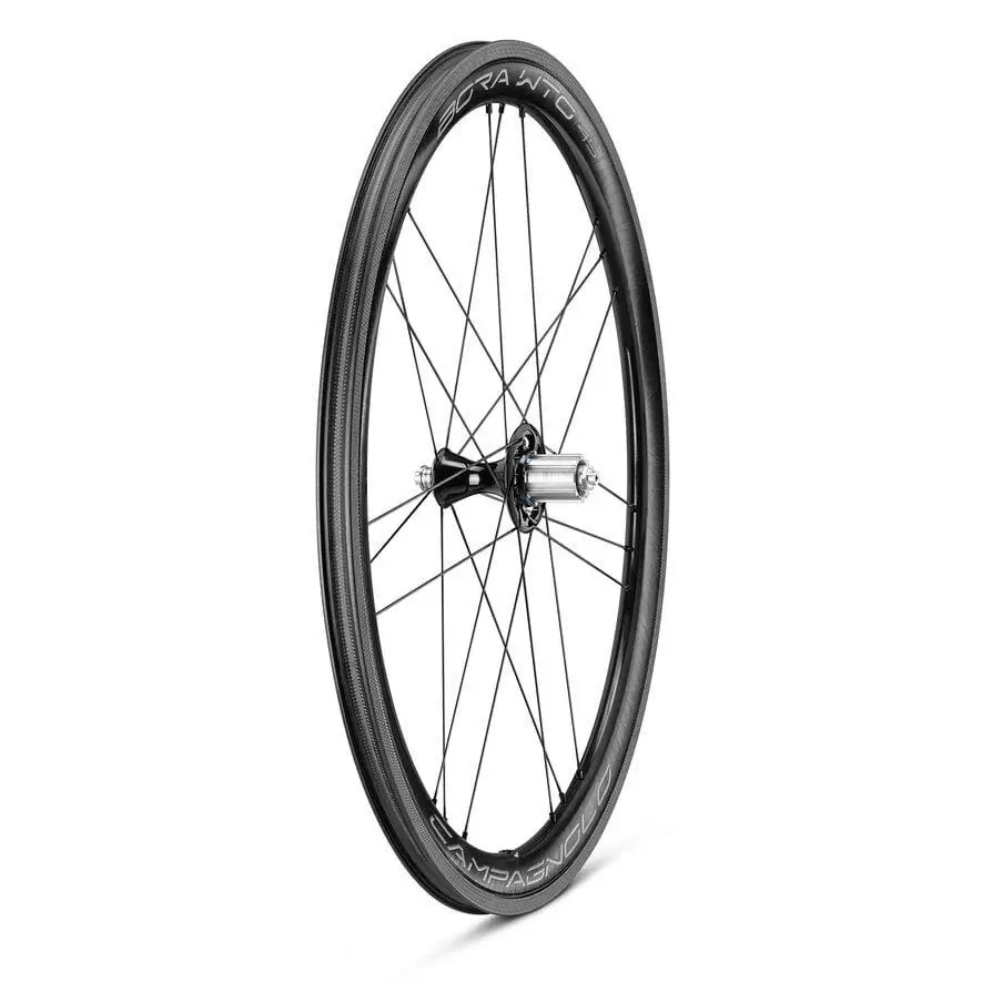 Coppia ruote BORA WTO 45 c19 tubeless ready 2-Way Fit Shimano 11v Grafica Bianca #5