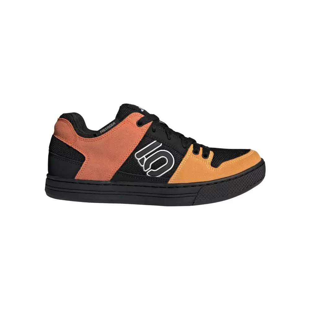 MTB Flat Freerider Shoes Black/Orange Size 43 - image