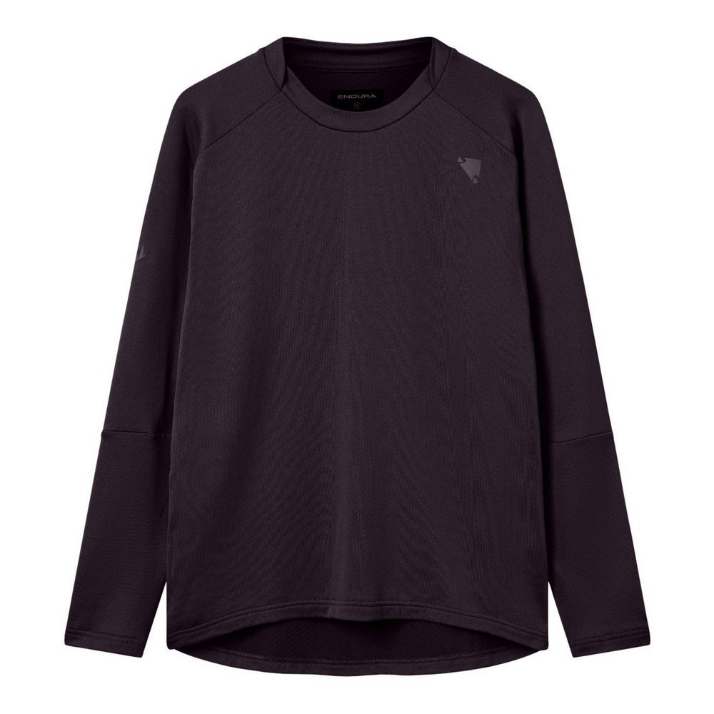Maglia MTB A Maniche Lunghe Alltrack Roam Fleece Nero Taglia S