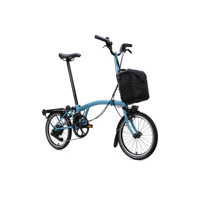Bicicleta Eléctrica Plegable Electric C Line 16'' 4v 345Wh e-Motiq Talla M Nube Metálico