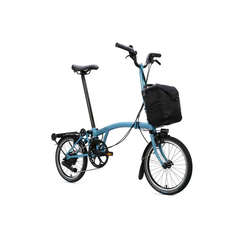 Bicicleta Eléctrica Plegable Electric C Line 16'' 4v 345Wh e-Motiq Talla M Nube Metálico - image