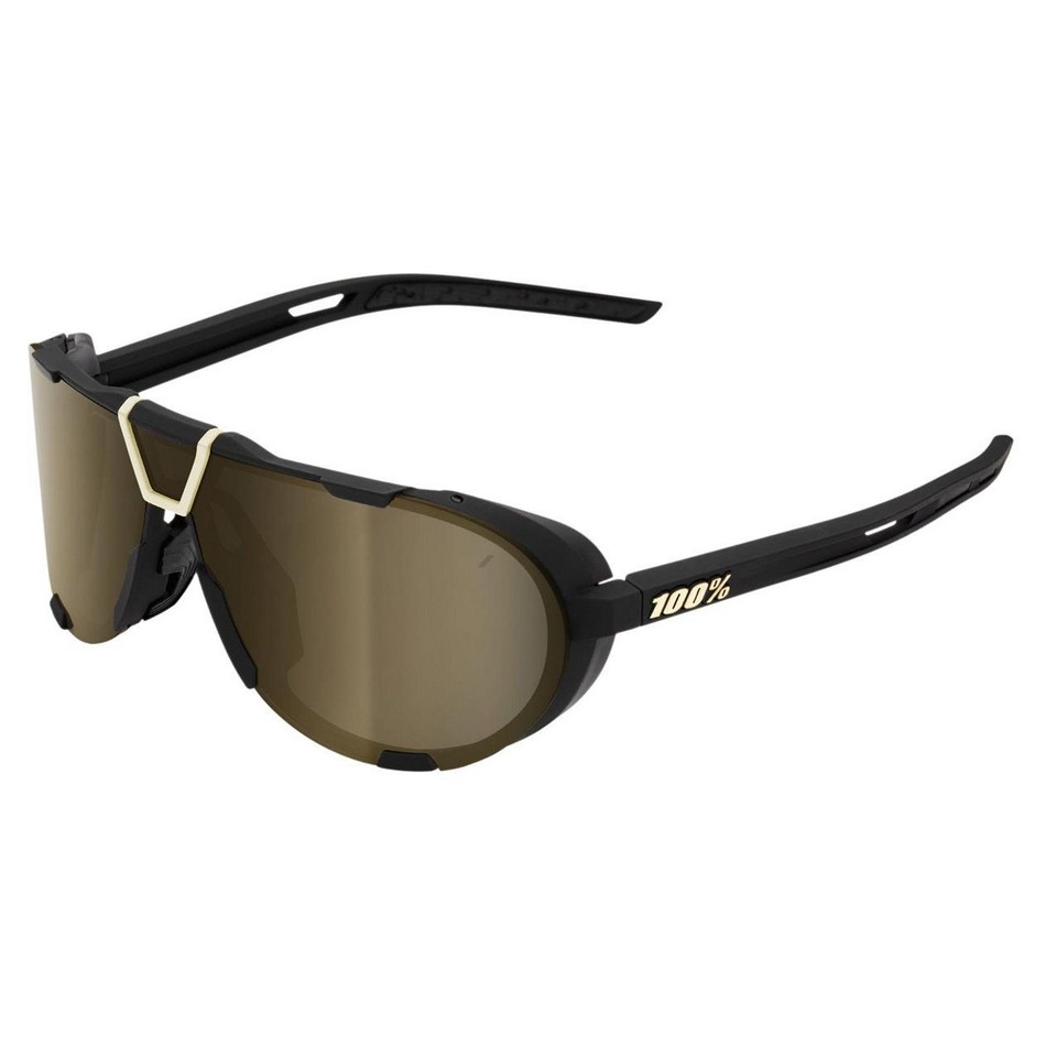 Sunglasses WESTCRAFT Soft Tact Black/Soft Gold Mirror Lens