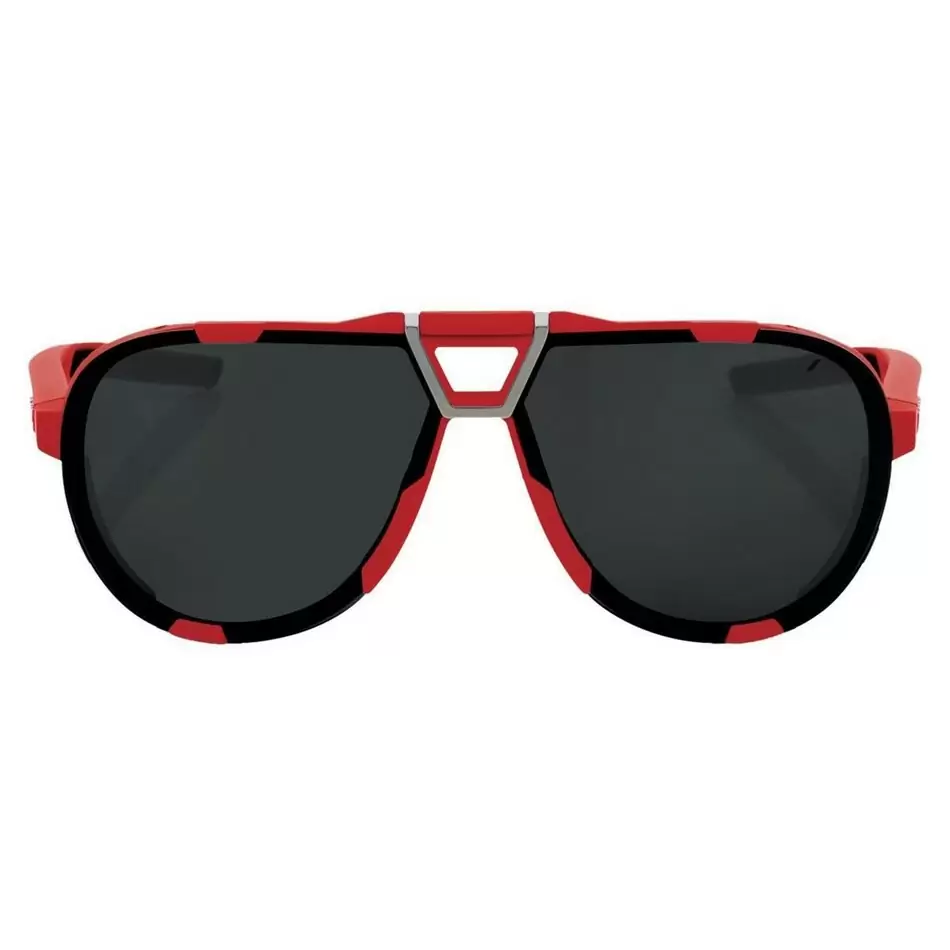 Óculos de sol WESTCRAFT Soft Tact vermelho/preto com lentes espelhadas #1
