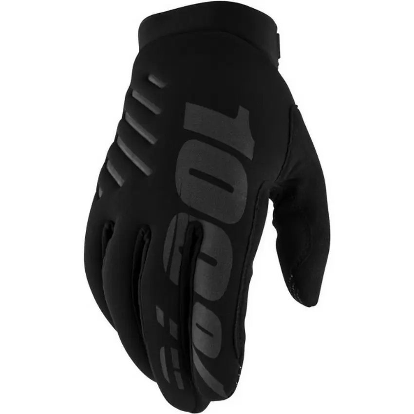 Winter Gloves Brisker Black/Silver Size S - image