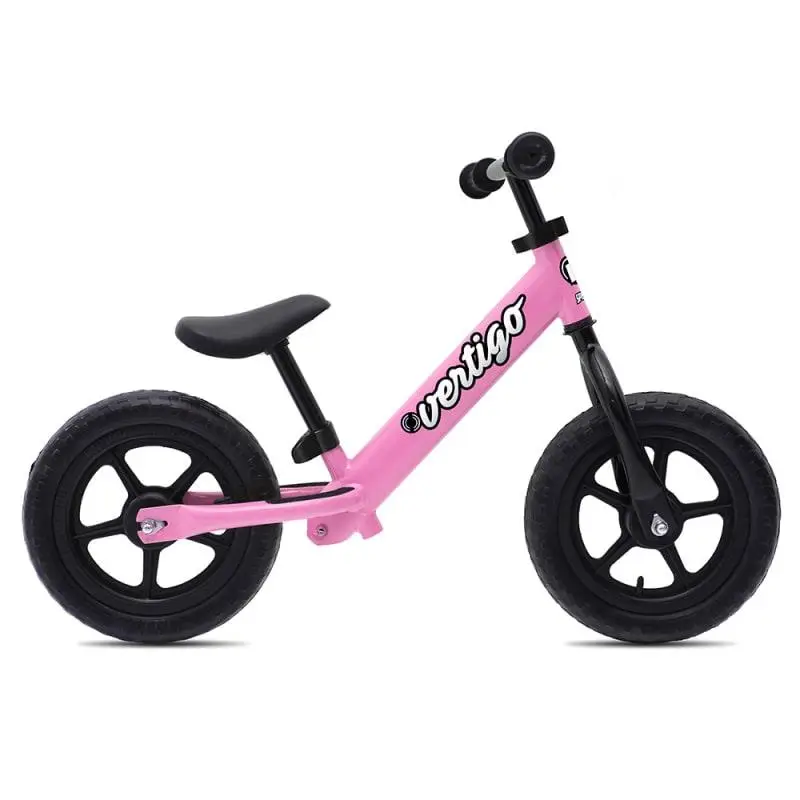 Bicicleta pedagógica 12 '' em aço vertigo rosa - image
