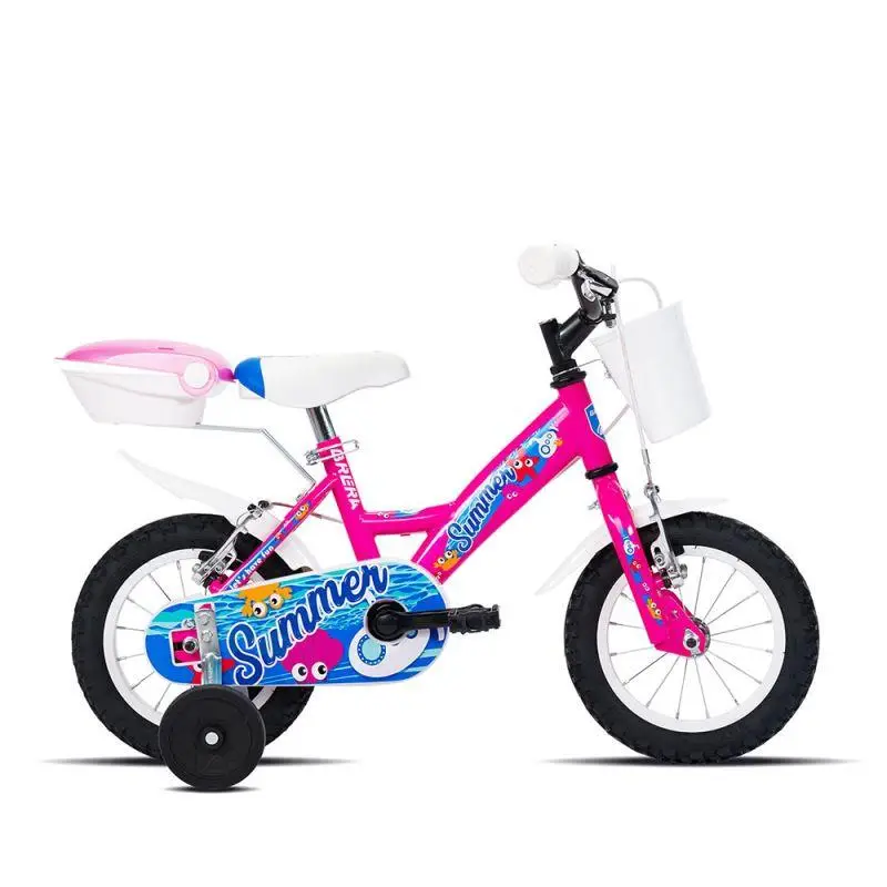 Bicycle Girl 2-5 anos 12 '' Kids Steel Summer 1V Pink - image