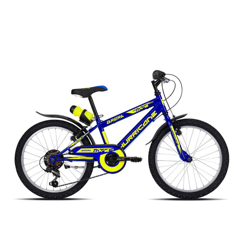 Bicicleta Niño 6-7 Años 20'' Kids Acero Hurricane 6v Azul