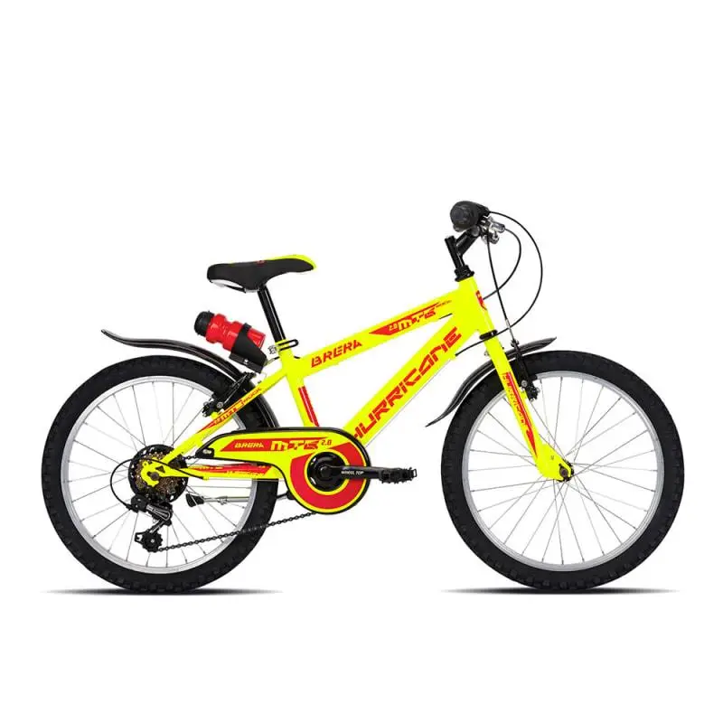 Bicicleta Niño 6-7 Años 20'' Kids Acero Hurricane 6v Amarillo - image