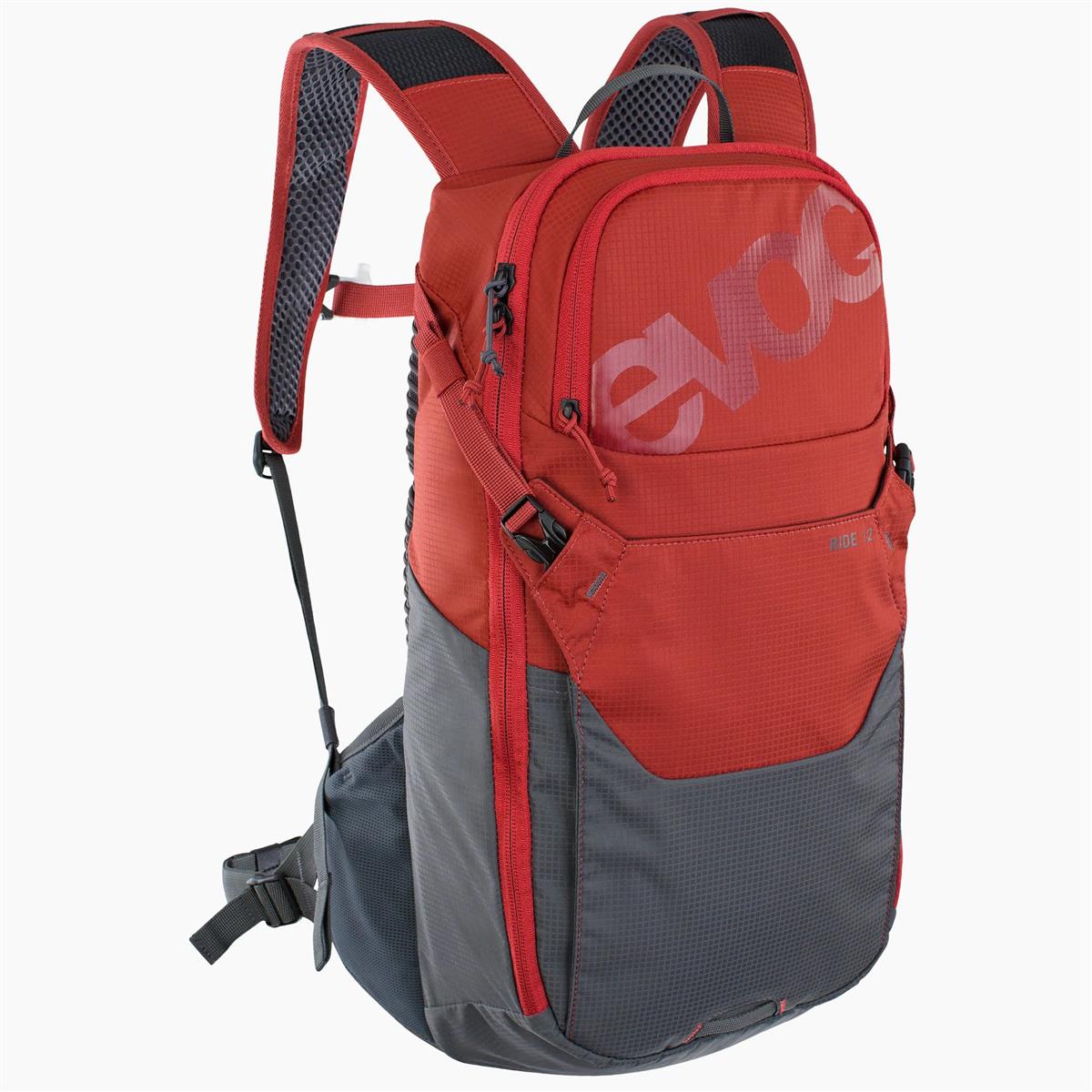 Zaino Ride 12lt con Sacca Idrica 2lt Chili Red - Carbon Grey