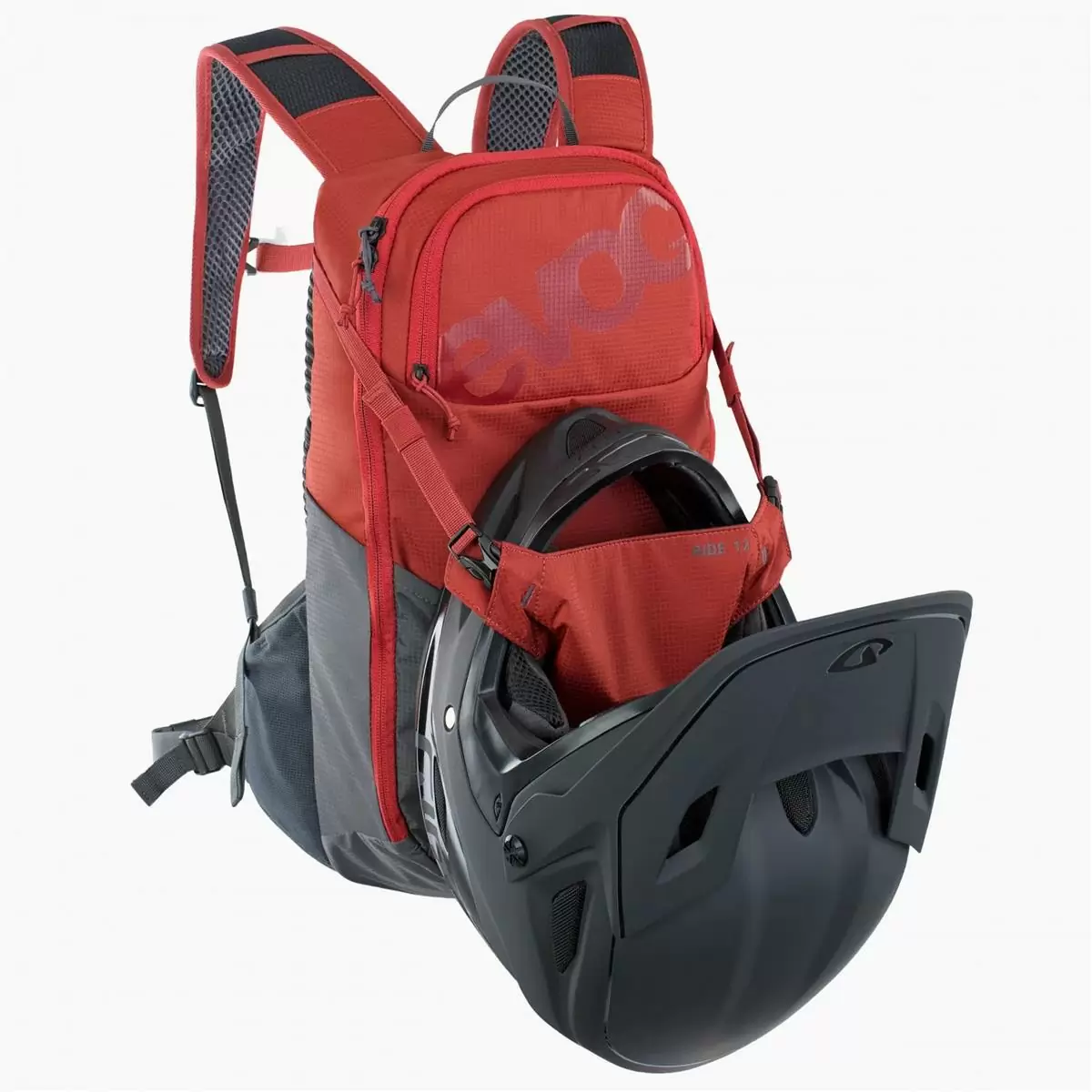 Zaino Ride 12lt con Sacca Idrica 2lt Chili Red - Carbon Grey #2